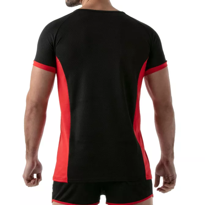 Total protection t-shirt black/red