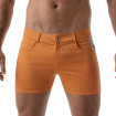 Mid-Thigh Sexy Shorts Orange
