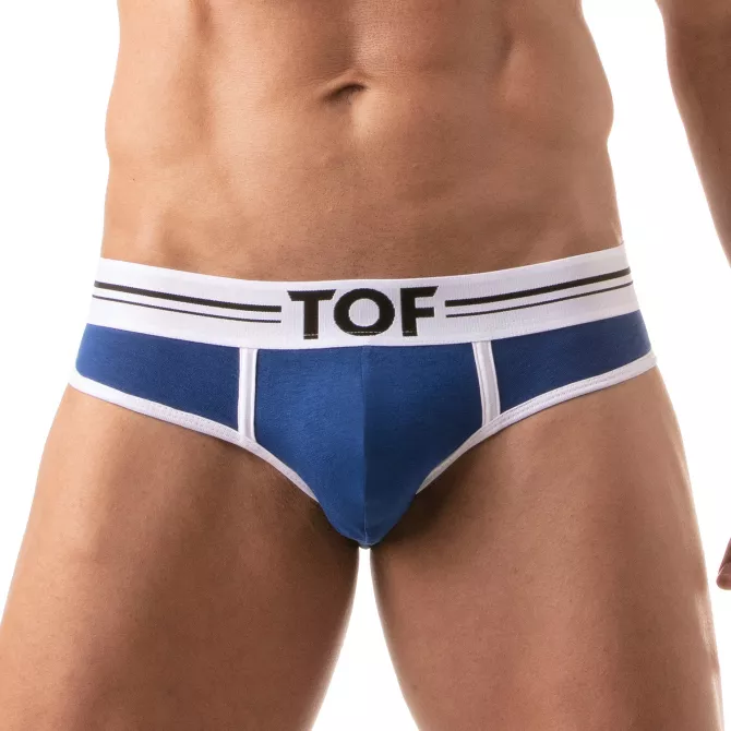 French Slip Homme Bleu Royal - Style Échancré et Confort by TOF Paris