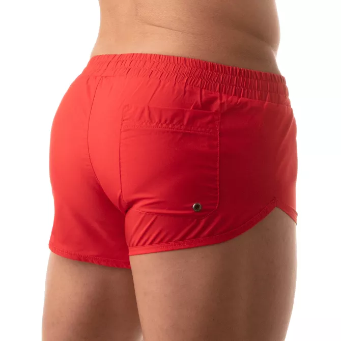 Short De Bain Sexy Beach Rouge