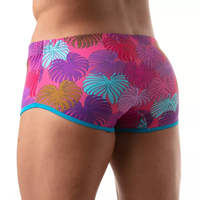 Maillot de bain Sunga Brézilien Rose| Floral | TOF Paris