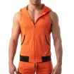 Veste à capuche sans manche - Orange