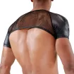 Harnais complet Spartacus pour homme noir en resille