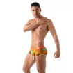 Shorty de bain Floral Jaune