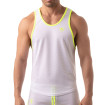 Mesh tank top - White