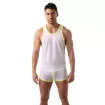 Mesh tank top - White
