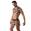 Crop top sans manche Iconic - Camouflage kaki