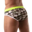 Slip de bain taille basse Iconic - Camouflage khaki