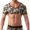 Iconic Crop Top  - Camo khaki