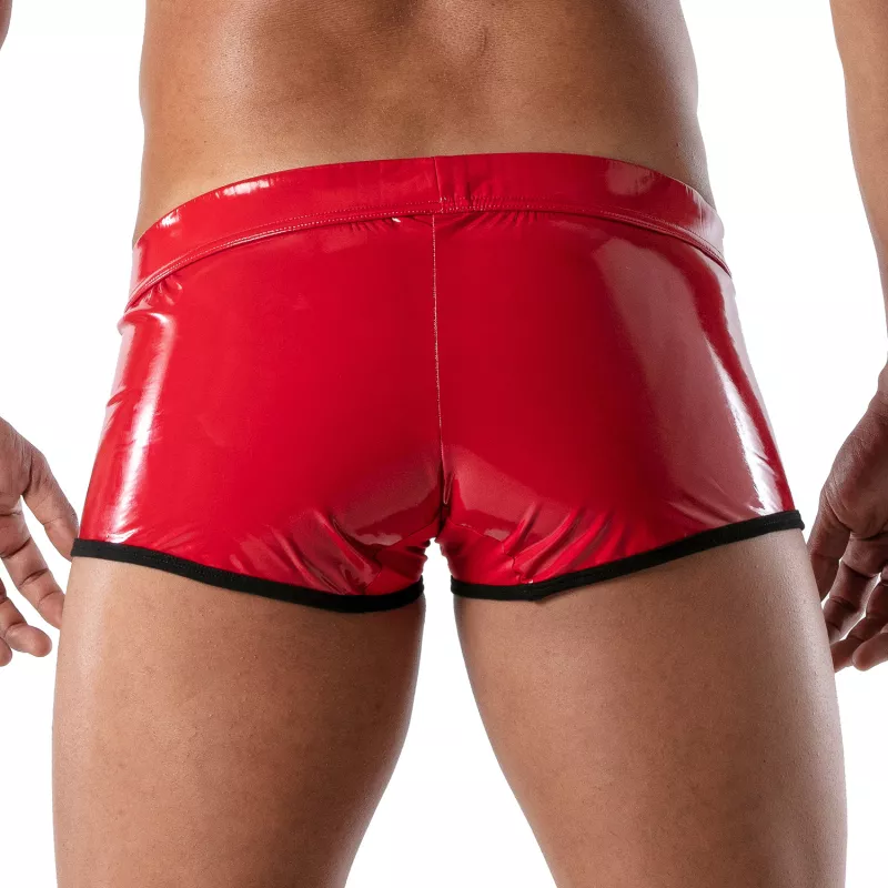 Boxer Vinyl Rouge