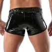 Vinyl Mini-shorts Black