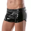 Vinyl Mini-shorts Black