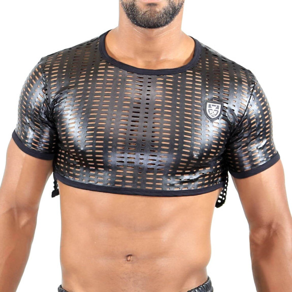 men black crop top