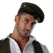 Reversible beret - White and khaki
