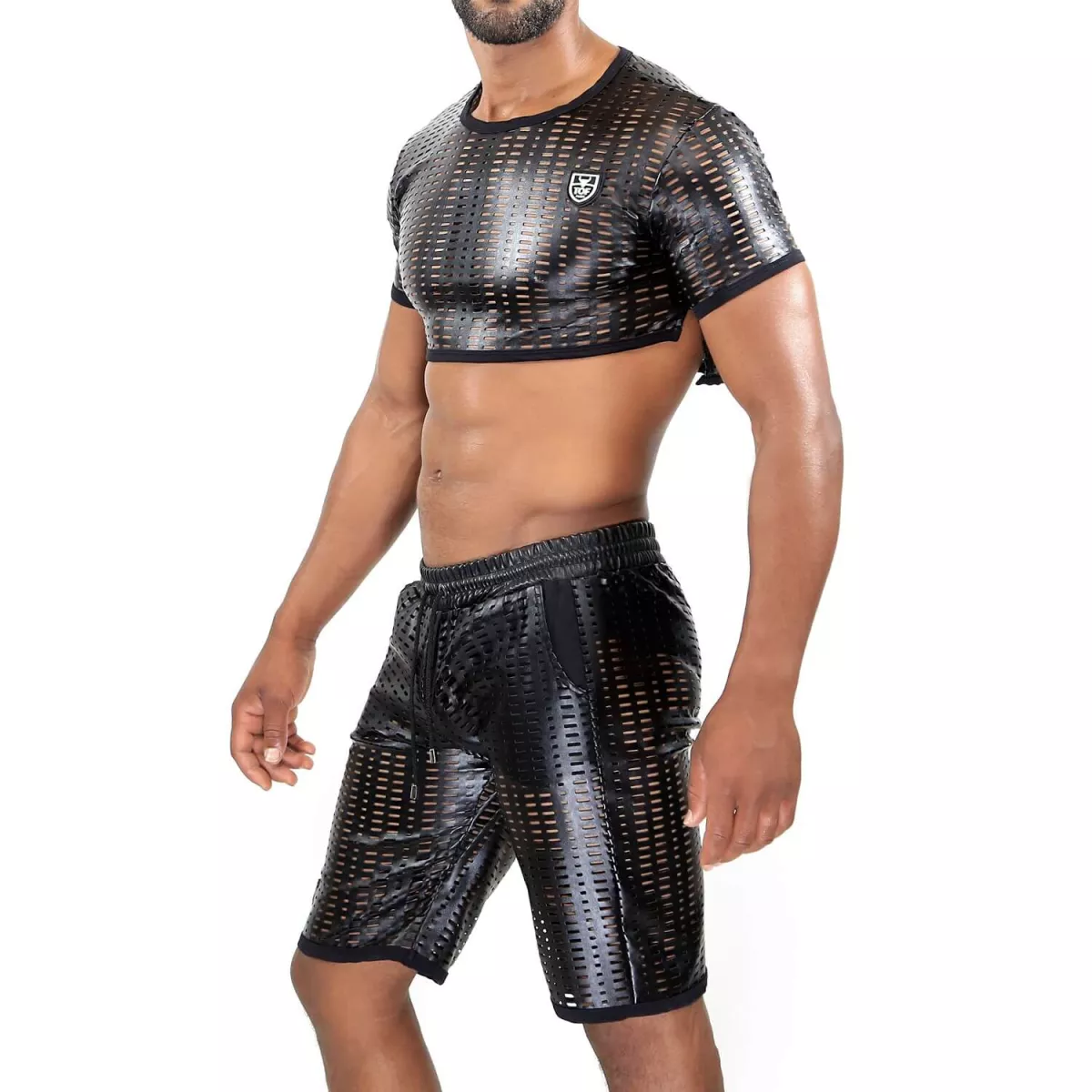 men black crop top
