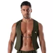 Gilet à chaine - Khaki pour hommes