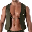 Patriot Chain Vest - Khaki from face