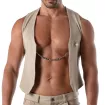 Gilet à chaine - Beige
