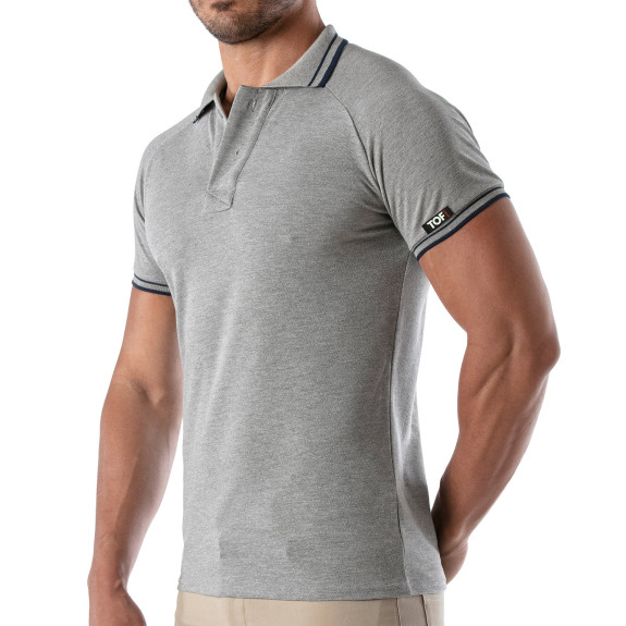 Polo Patriot - Gris chiné