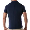 Piqué cotton shirt - Navy