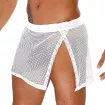 Circuit Mesh Mens Skirt - White