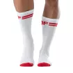 Chaussettes Sport Blanc-rouge