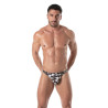 String de bain Iconic camouflage gris