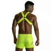 Fetish Harness - Neon Yellow - For Men - Back