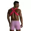 Fetish Elastic Harness Neon - Pink - Short Pink