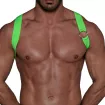 Party Boy Elastic Harness Neon Green For Men