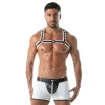 Neoprene Bulldog harness White