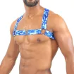 Harnais Elastic Bleu Camouflage - TOF-PARIS.com