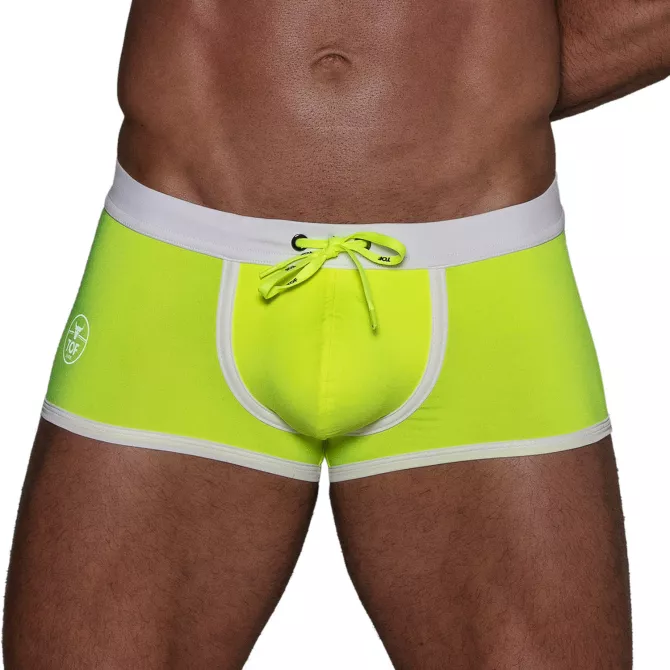 Boxer de Bain Homme Neon Jaune Fluo - Sexy et Fluo | TOF Paris