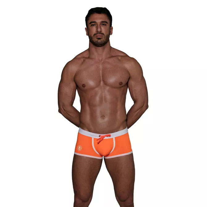 Neon Swim Trunks Yellow