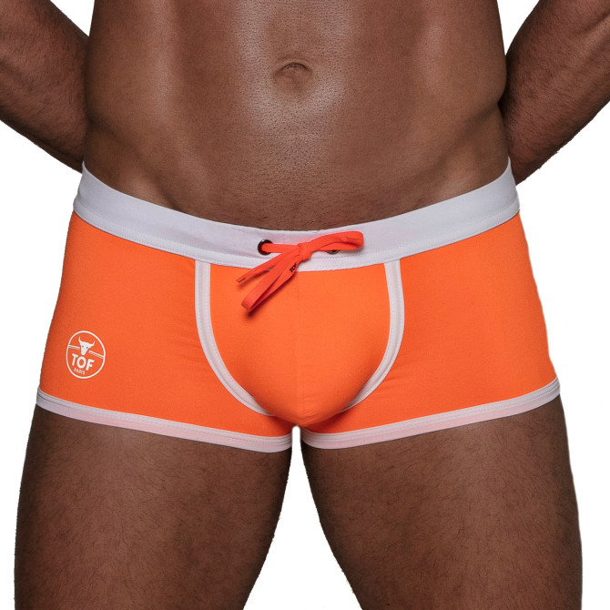 Neon Swim Trunks Yellow