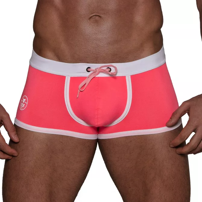 Neon Swim Trunks Yellow