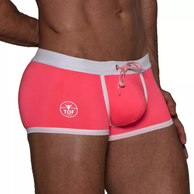 Neon Swim Trunks Yellow