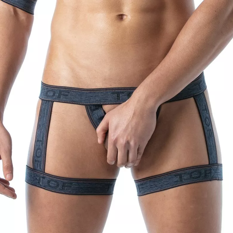 Denim Bottom Straps Blue