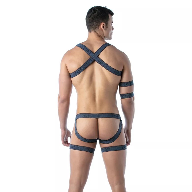 Denim Bottom Straps Blue