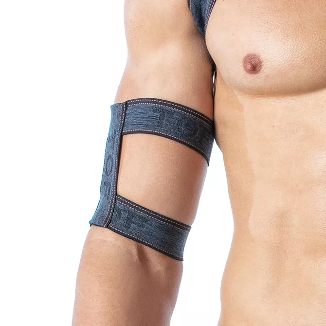 Denim Arm Harnais Bleu - Accessoire Élégant et Confortable