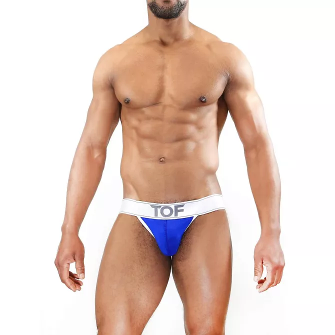 Jockstrap Carter Bleu/Blanc - TOF-PARIS.com