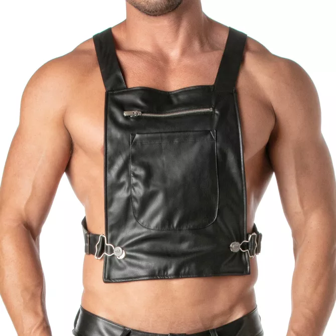 Salopette short fetish homme - Style modulable et sexy | TOF Paris