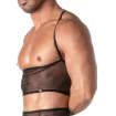 Bustier en mesh pour hommes