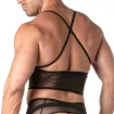Bustier en mesh pour hommes
