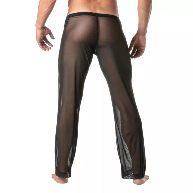 Bas de kimono en mesh transparent - Pantalon sexy homme | TOF Paris