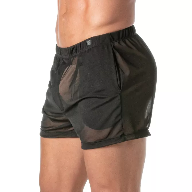 Men’s Short Shorts - Transparent Mesh Sexy Shorts | TOF Paris