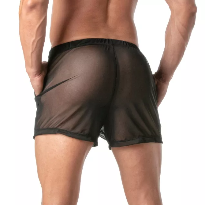 Men’s Short Shorts - Transparent Mesh Sexy Shorts | TOF Paris