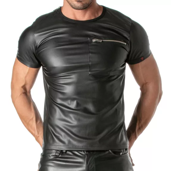 T-shirt à Poches Zippées Kinky pour Hommes