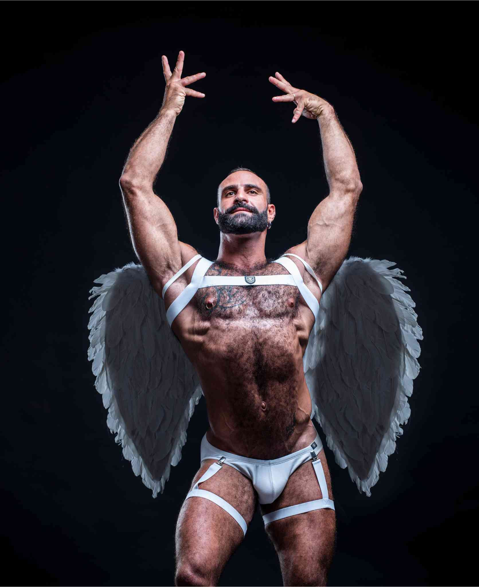 Circuit Leg Harness - White