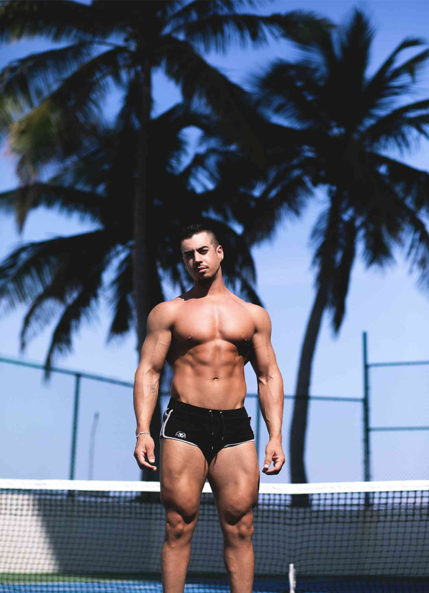 Retro Sexy Shorts Black